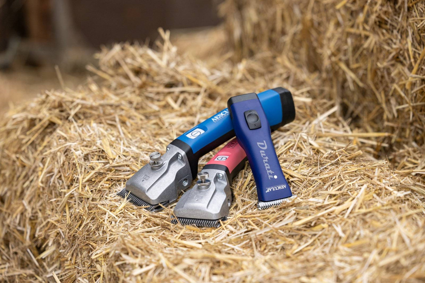 Aesculap maszynka do strzyżenia koni Bonum Pro, 2 akumulatory, niebieski