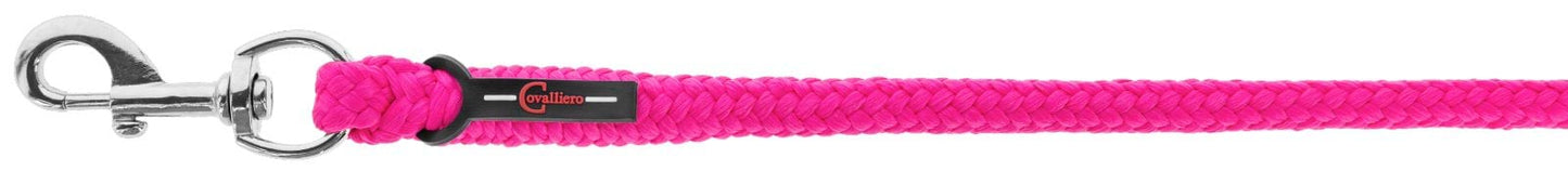 Covalliero uwiąz dla konia Hippo, zwykły karabińczyk, różowy, 200 cm 24h