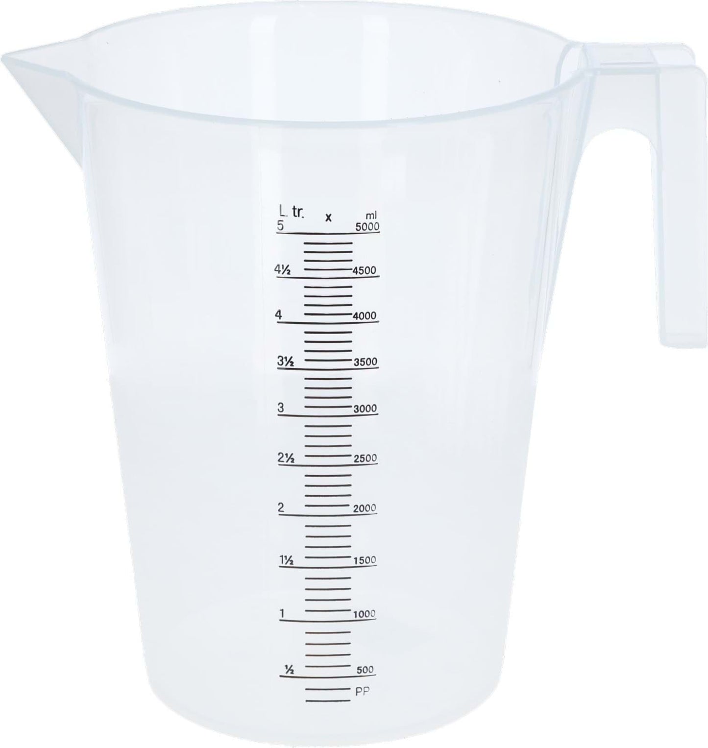 Kerbl miarka plastikowa z podziałką, 5l