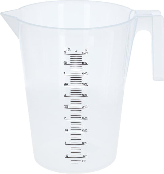 Kerbl miarka plastikowa z podziałką, 5l