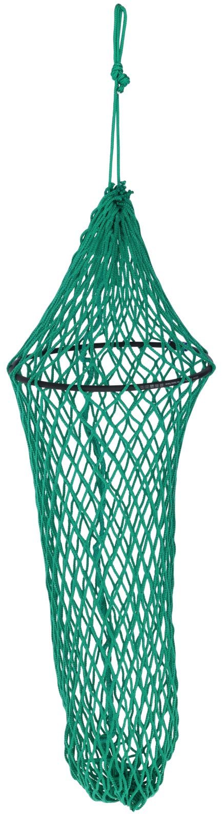Kerbl siatka na siano dla konia z pierścieniem, zielony, oczko 4,5 cm, 120 cm