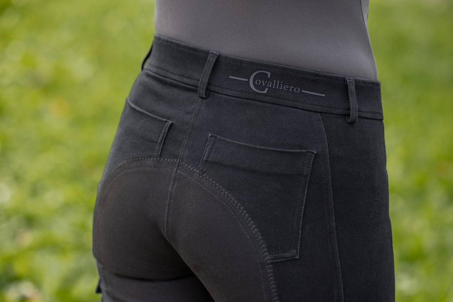Covalliero bryczesy BasicPlus Jodphur, damskie, czarny