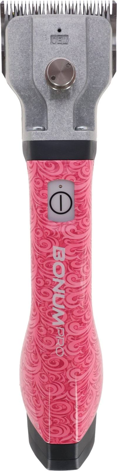 Aesculap maszynka do strzyżenia koni Bonum Pro, 2 akumulatory, edycja designerska, różowy