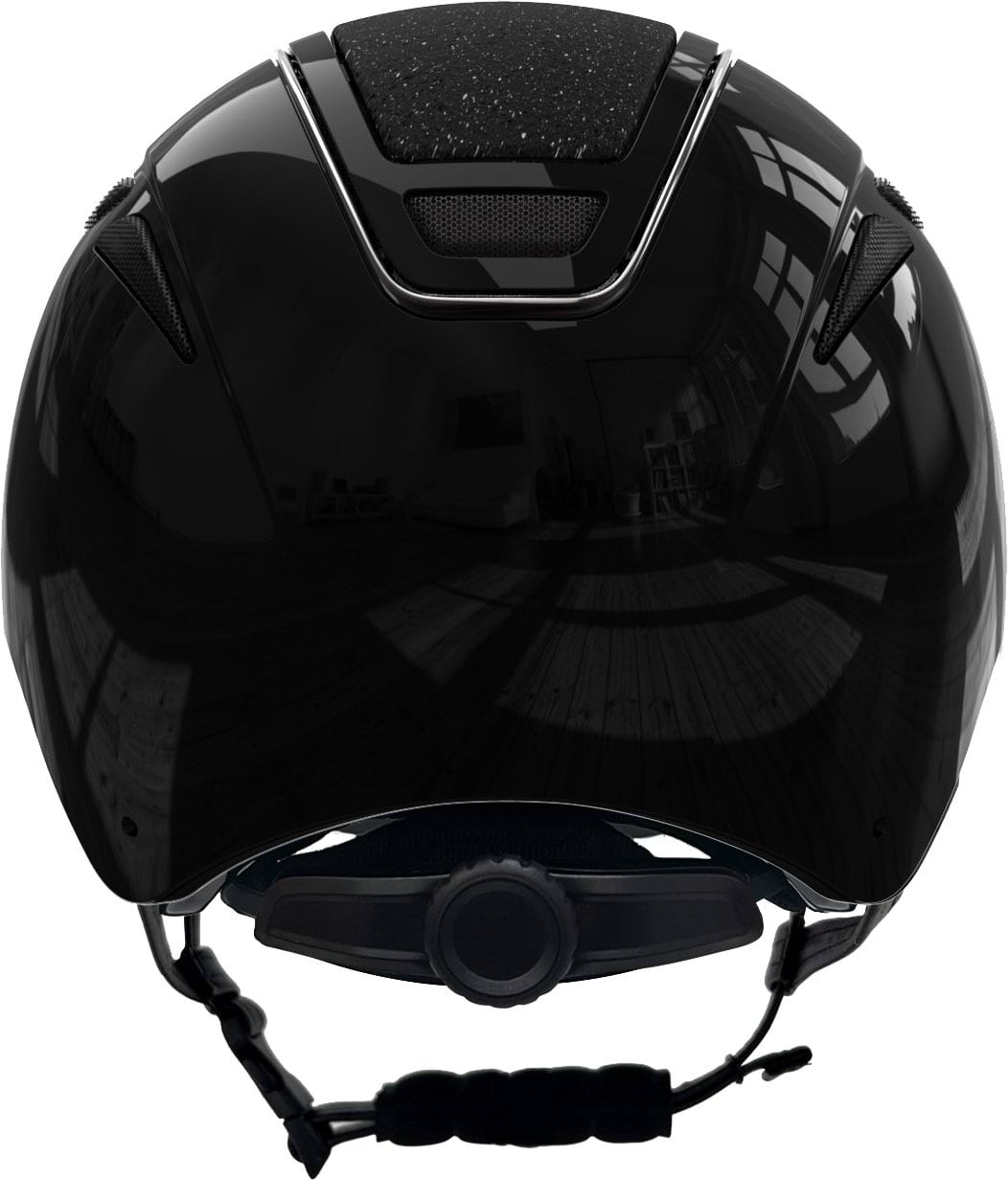 Covalliero kask jeździecki Elite, lakierowany czarny