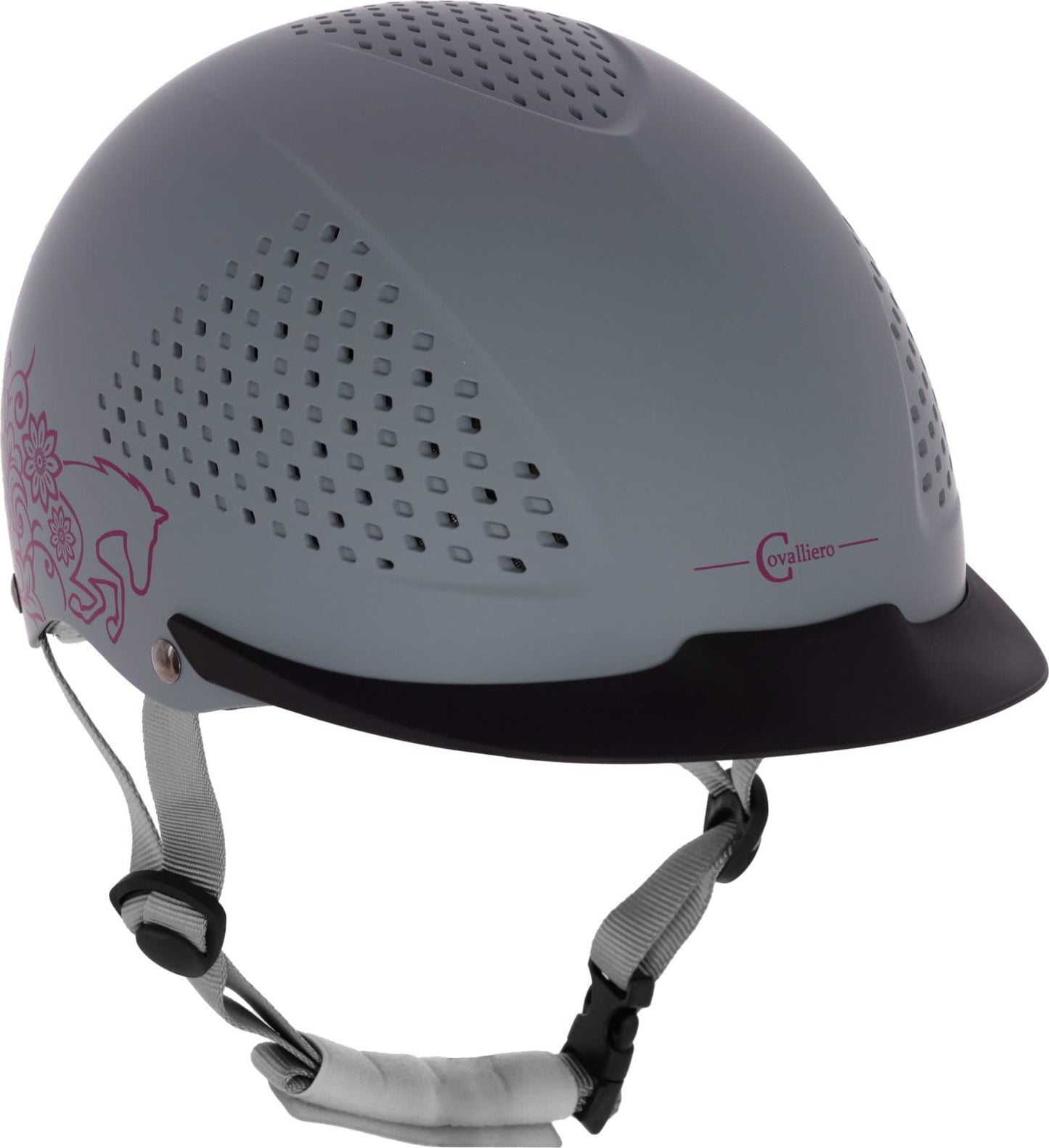 Covalliero kask jeździecki Beauty 2.0, szary