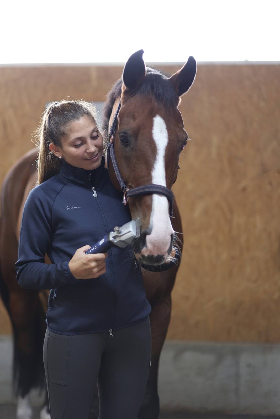 Aesculap maszynka do strzyżenia koni Bonum Pro, 2 akumulatory, niebieski