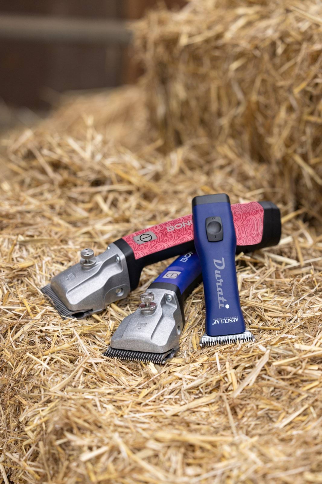 Aesculap maszynka do strzyżenia koni Durati Horse, 1 akumulator, niebieski/czarny