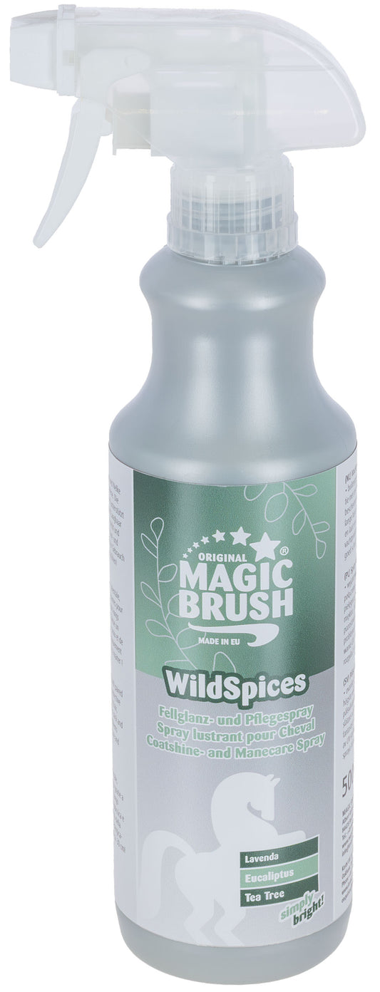 MagicBrush spray do pielęgnacji sierści, grzywy i ogona dla konia Wild Spices, 500ml 24h