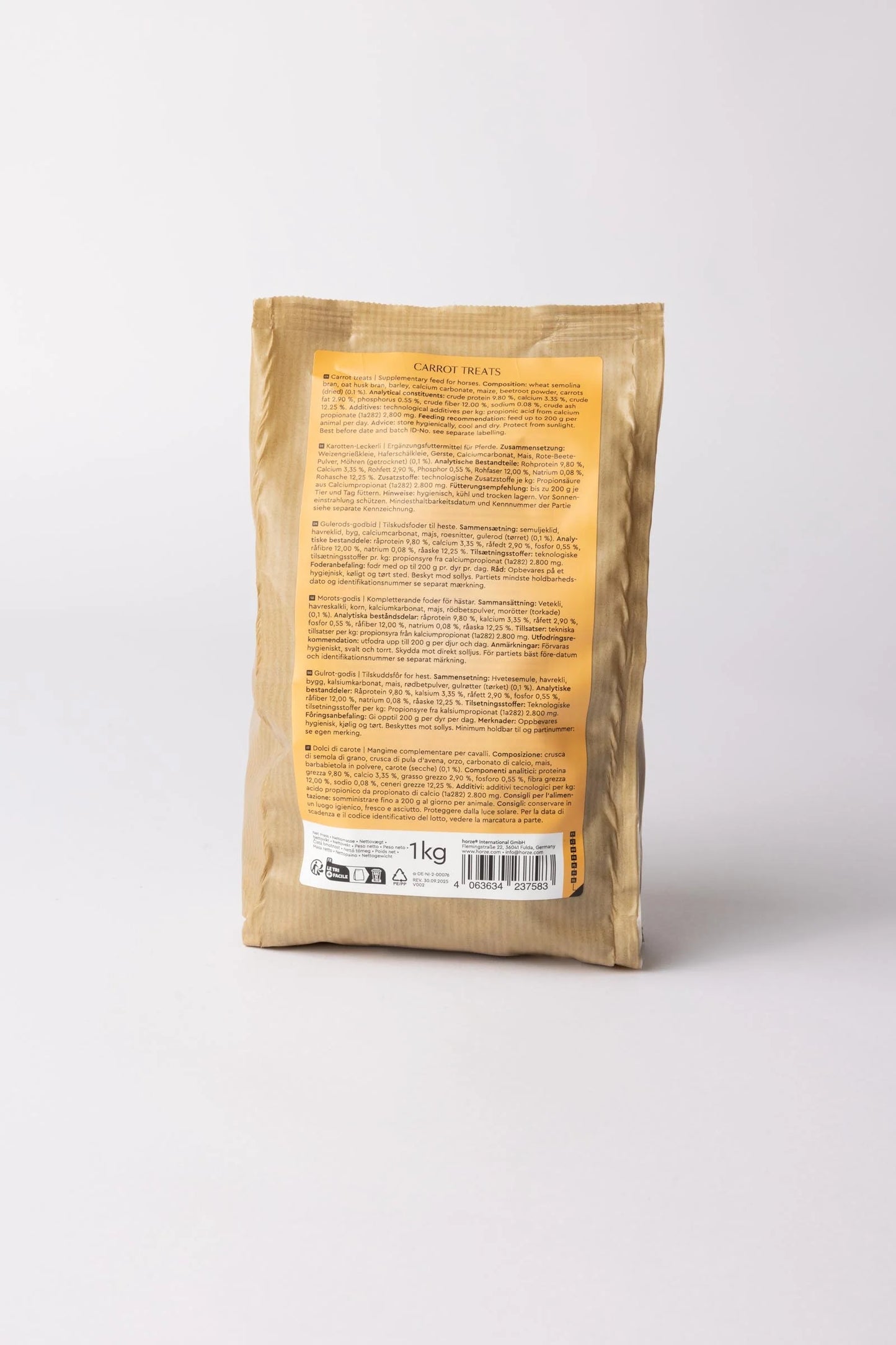 Horze przysmaki dla konia Biscuits, marchew 1kg 24h