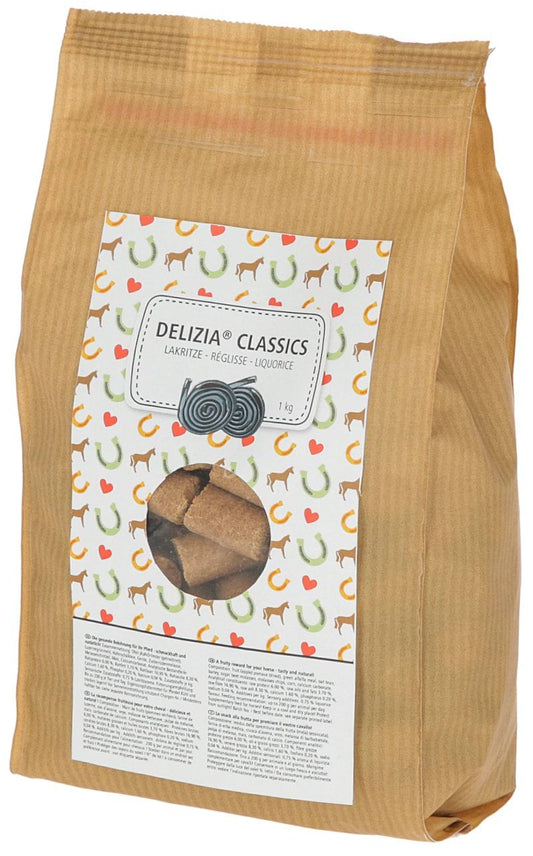 Kerbl smakołyki dla konia Delizia Classic, lukrecja 1 kg 24h