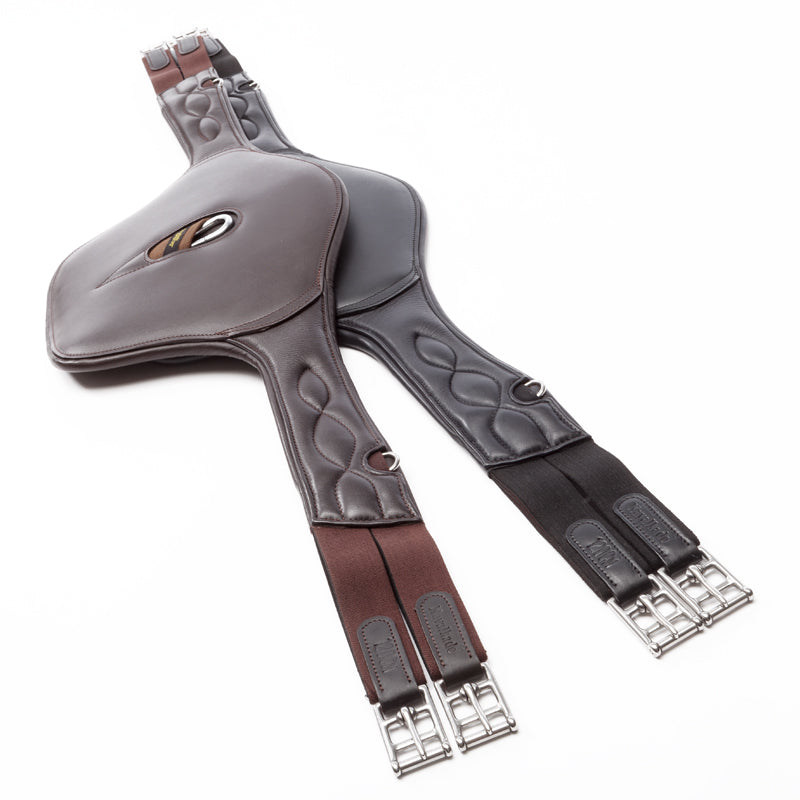 Kavalkade popręg z fartuchem "Soft'n Safe", brązowy 24h