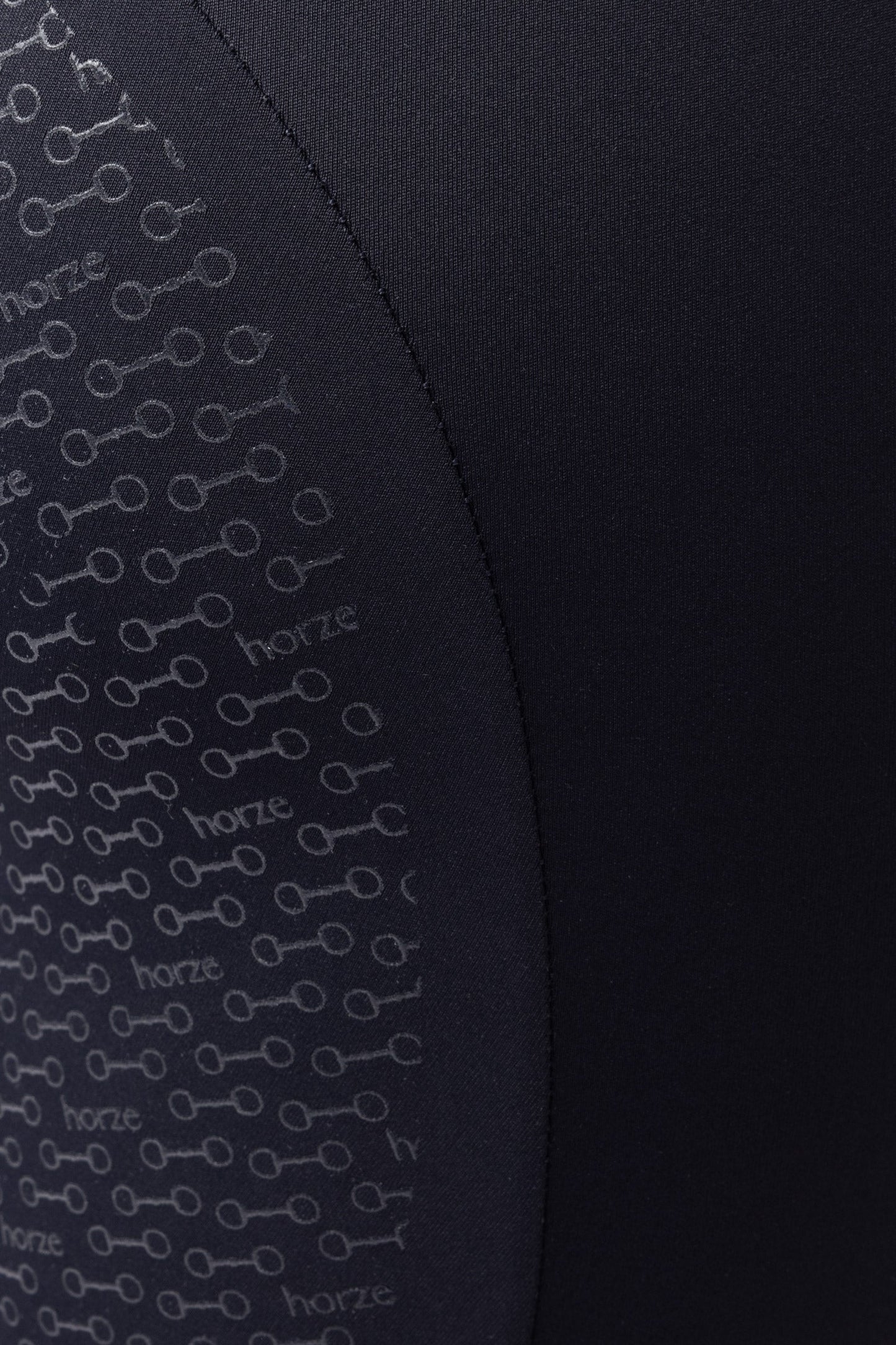 Horze damskie funkcjonalne legginsy Mathilde z pełnym lejem silikonowym, granatowe