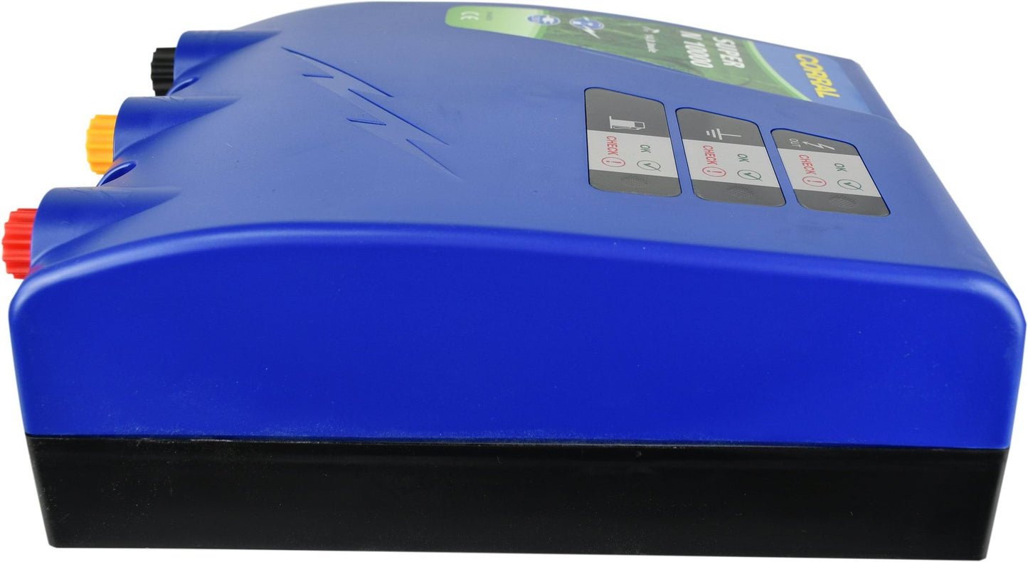 Kerbl elektryzator sieciowy Corral N 10000, na dziki, dla koni, byków, bydła, owiec i kóz, 14,0 J