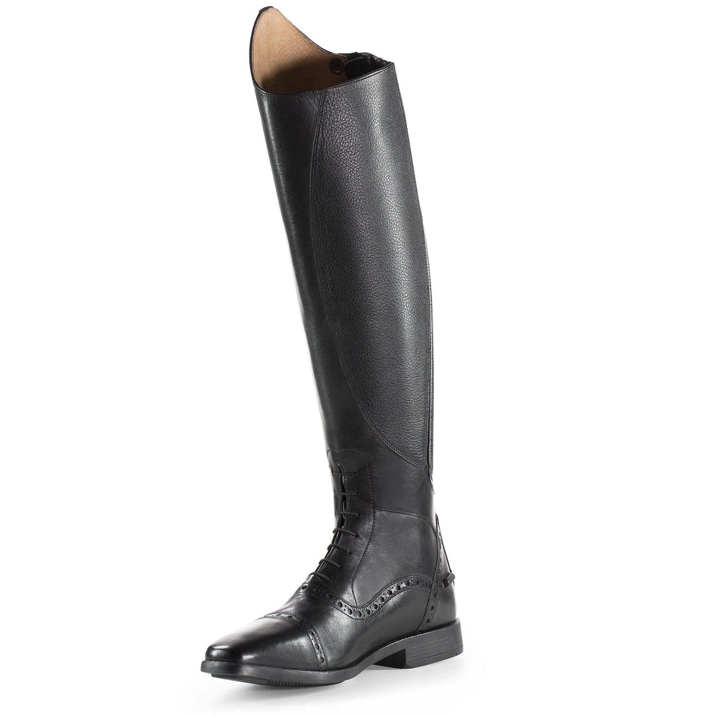 Horze oficerki z naturalnej skóry Winslow, czarne