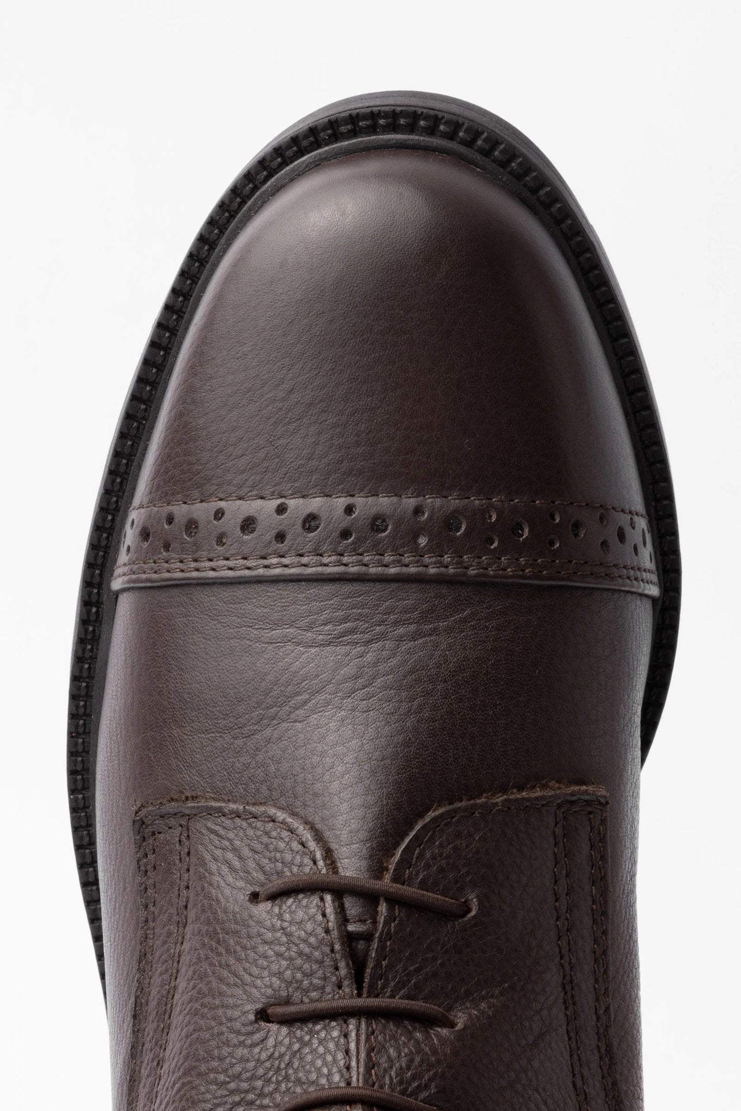 Horze oficerki damskie skórzane Verona, brązowe