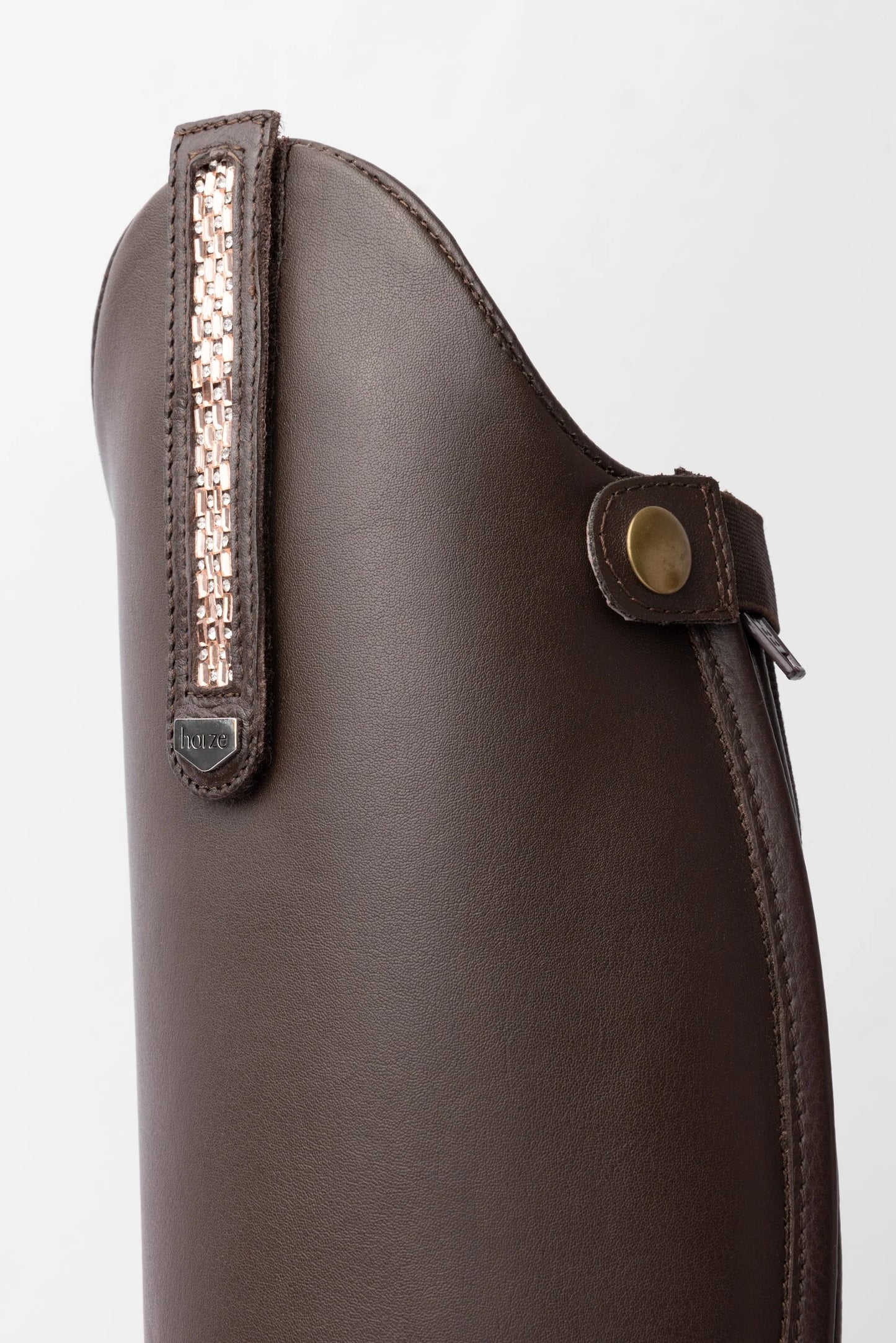 Horze oficerki damskie skórzane Verona, brązowe