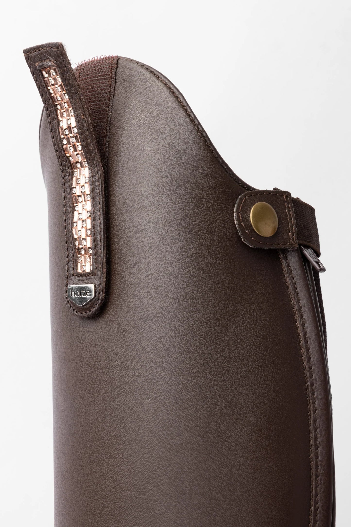 Horze oficerki damskie skórzane Verona, brązowe