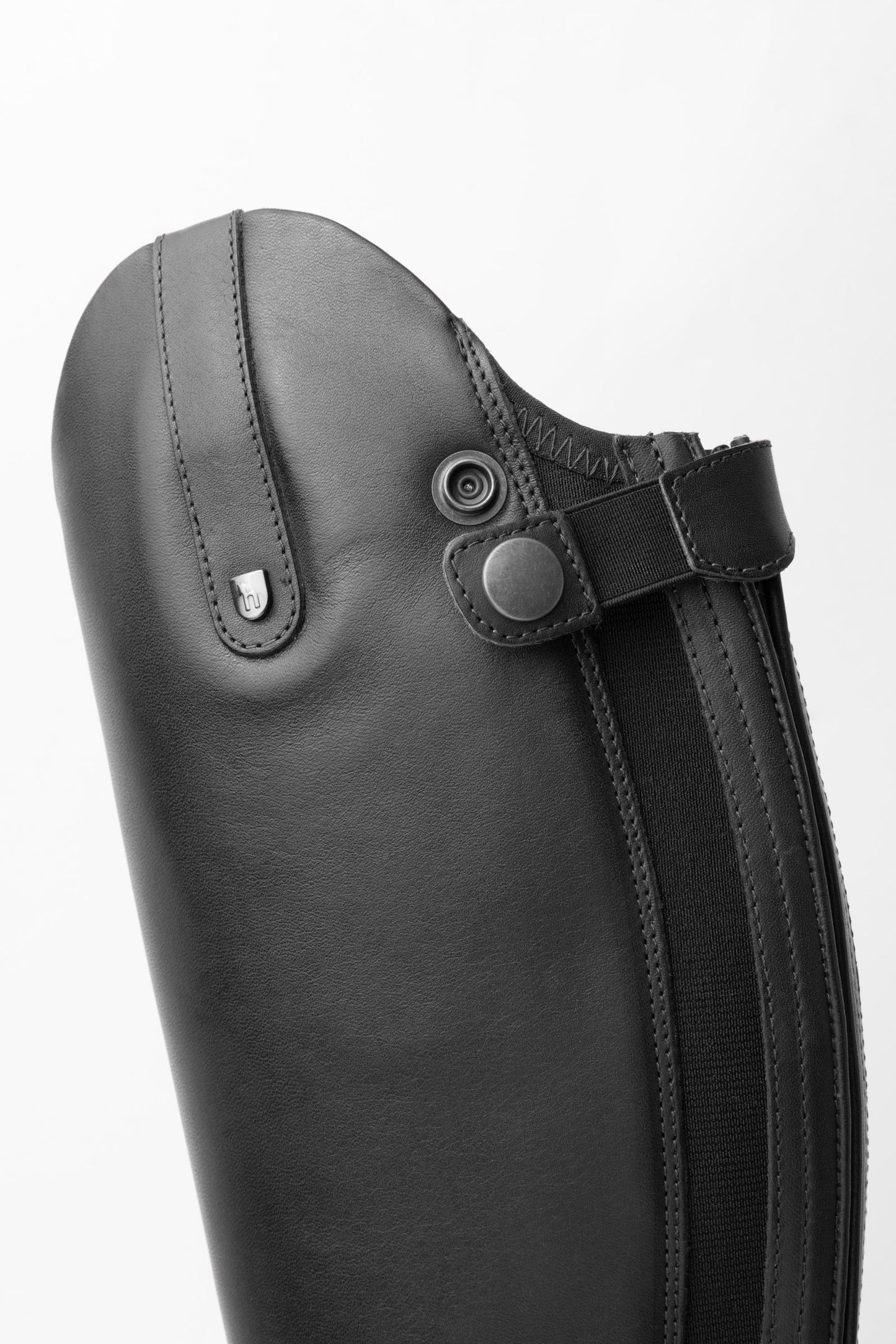 Horze oficerki damskie skórzane Genève, czarne