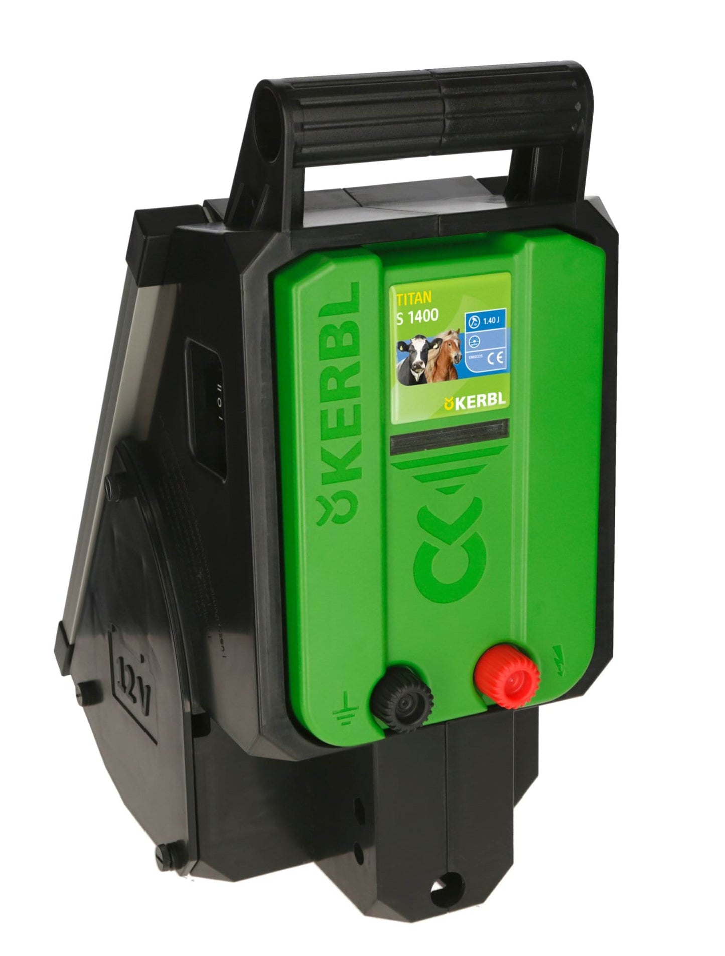 Kerbl elektryzator solarny TITAN S 1400, dla koni, bydła i małych zwierząt, 1,4 J