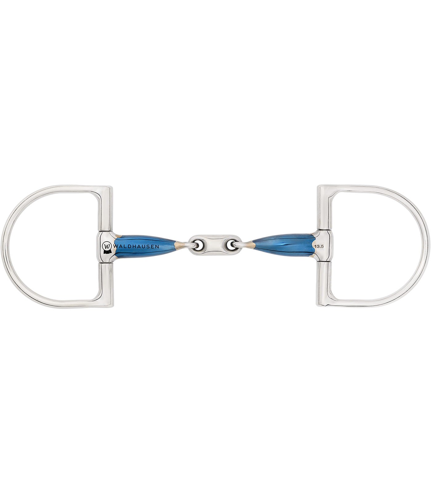 Waldhausen wędzidło D-ring SWEET IRON, podwójnie łamane 24h