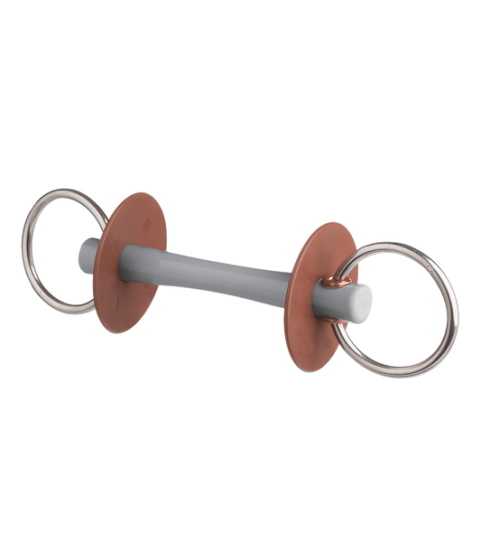 Beris wędzidło proste "Comfort Bar" 15mm, kółka 7,5cm