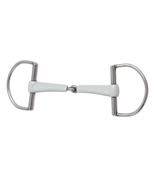 Beris wędzidło D-ring pojedynczo łamany MEDIUM 18mm
