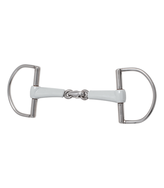 Beris wędzidło D-ring podwójnie łamany MEDIUM 18mm