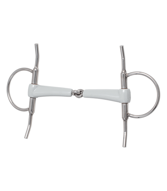 Beris wędzidło z wąsami pojedynczo łamane MEDIUM 18mm
