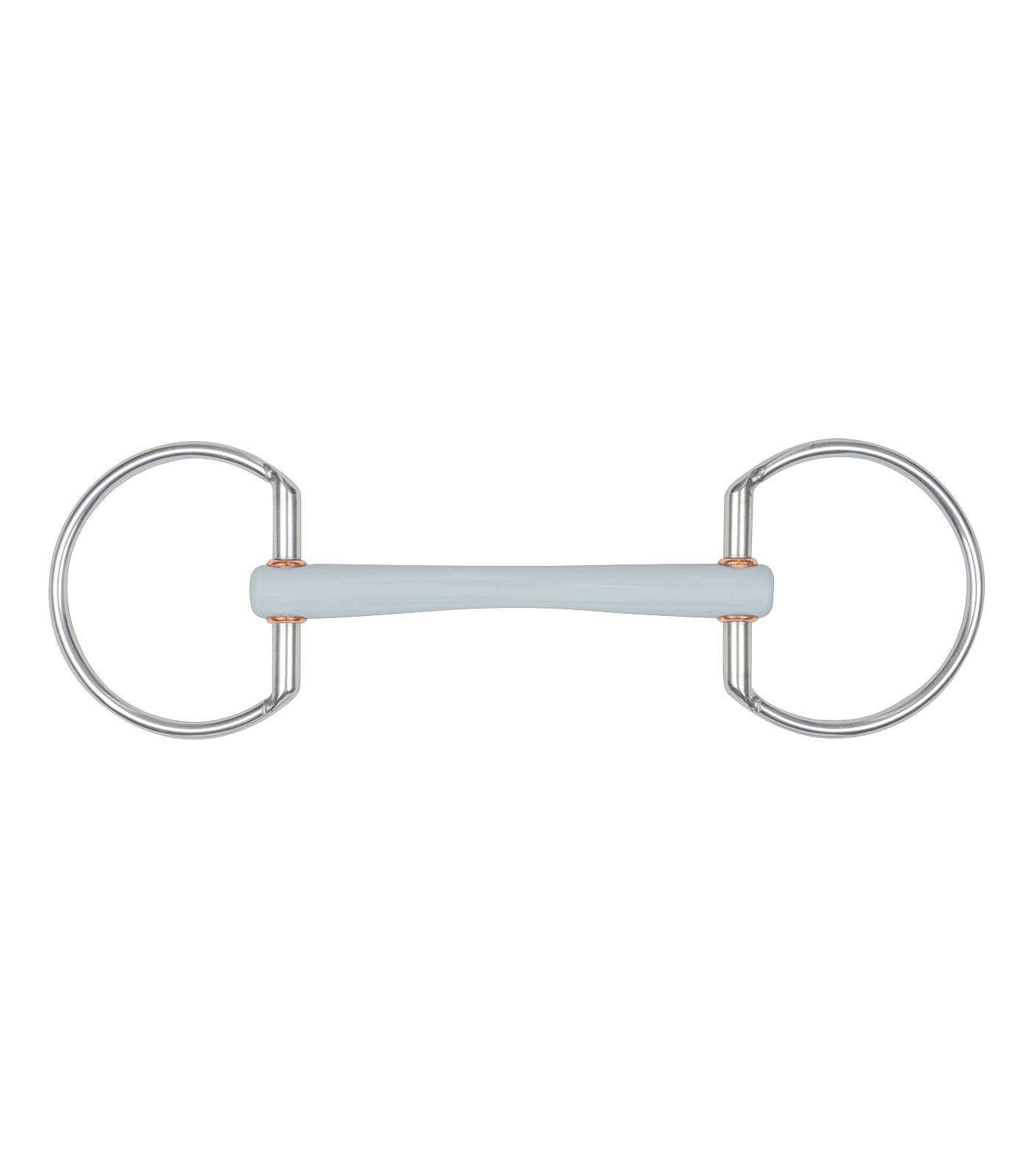 Beris wędzidło oliwkowe proste „Comfort Bar” SOFT 15mm, kółka 7,5cm