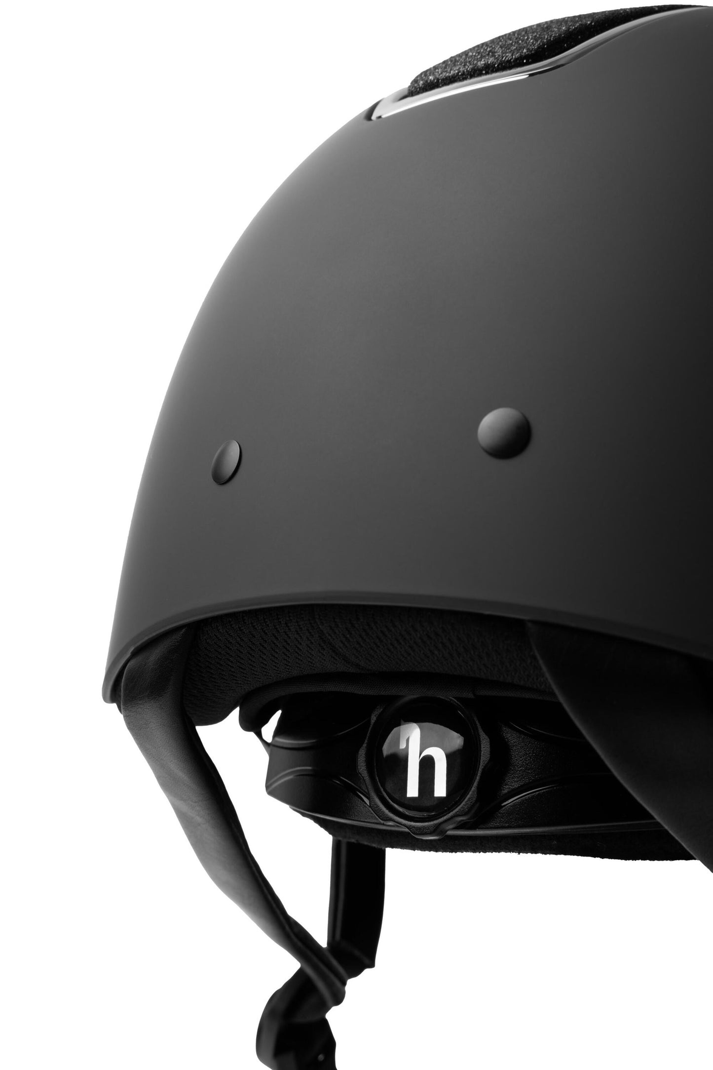 Horze kask Monarch Metallic II Glitter Black 24h