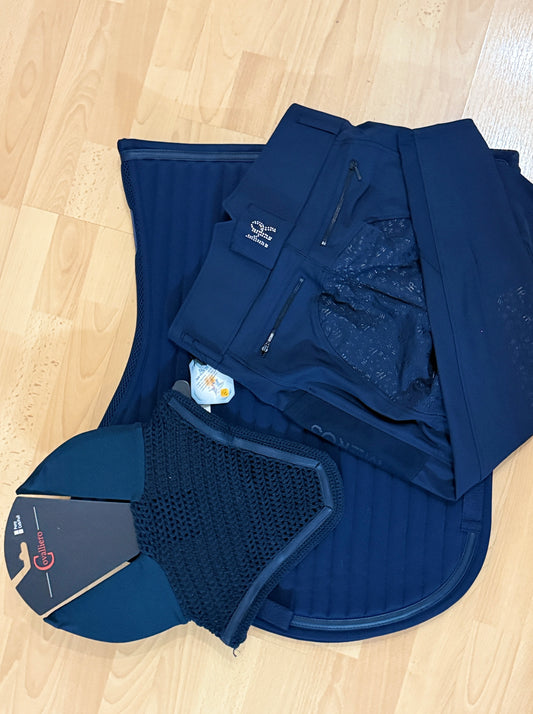 Zestaw nr 1 - czaprak, nauszniki, bryczesy 24h