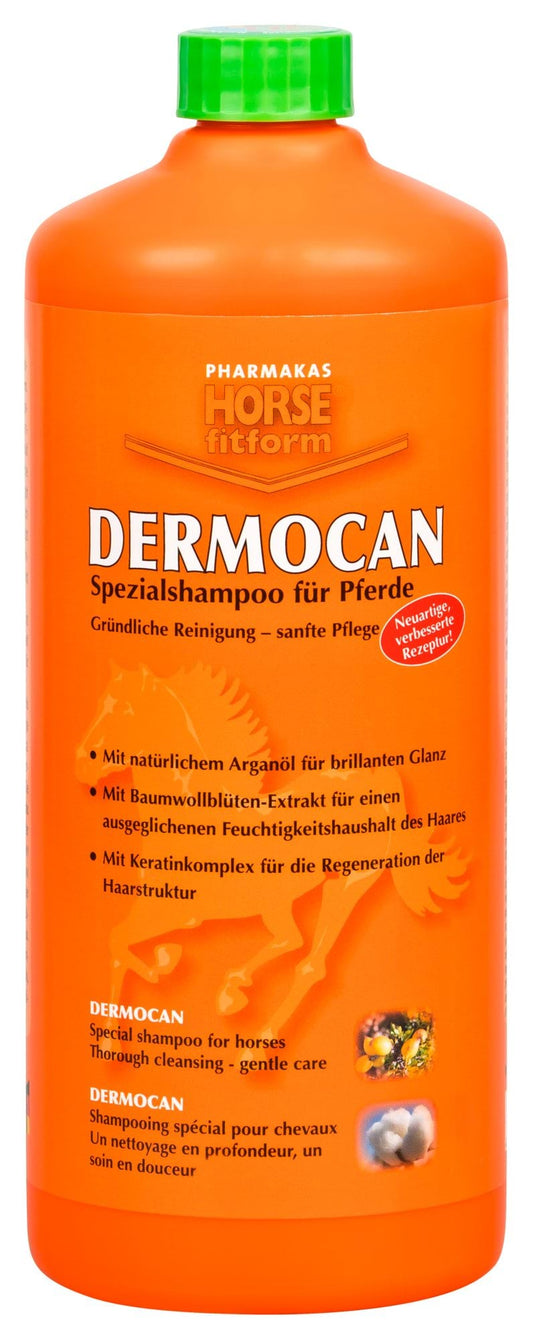 Pharmakas szampon dla konia Dermocan, oczyszczający, 1000 ml