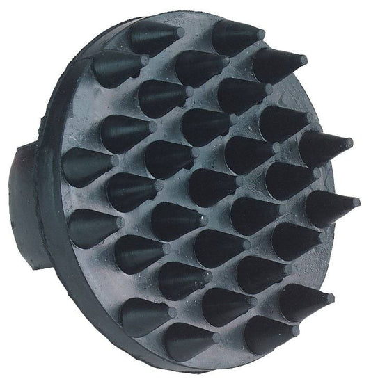 Covalliero zgrzebło do masażu konia, gumowe, czarny, 11 cm 24h
