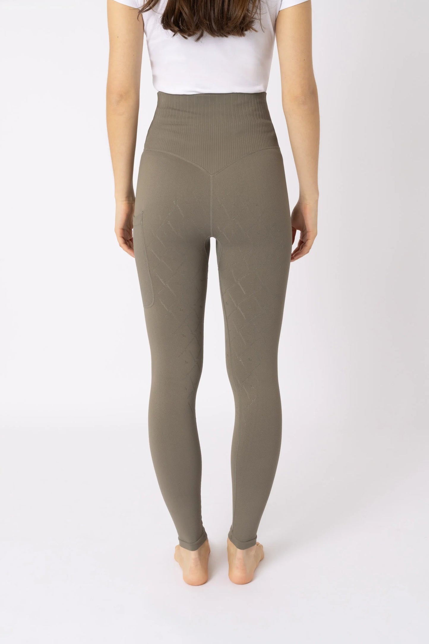 Horze Janine bezszwowe jeździeckie legginsy damskie z pełnym lejem, różne kolory