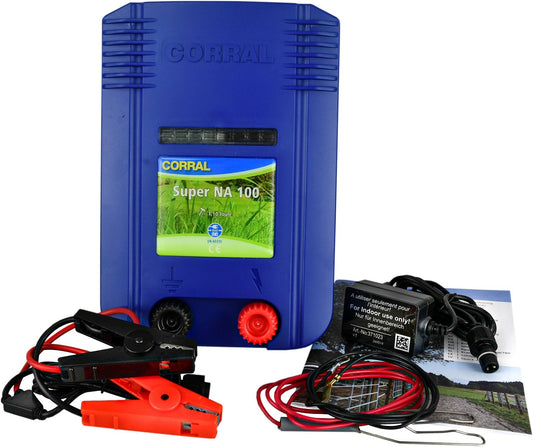 Kerbl elektryzator uniwersalny Corral NA 100 DUO, dla koni, bydła i małych zwierząt, 1,5 J