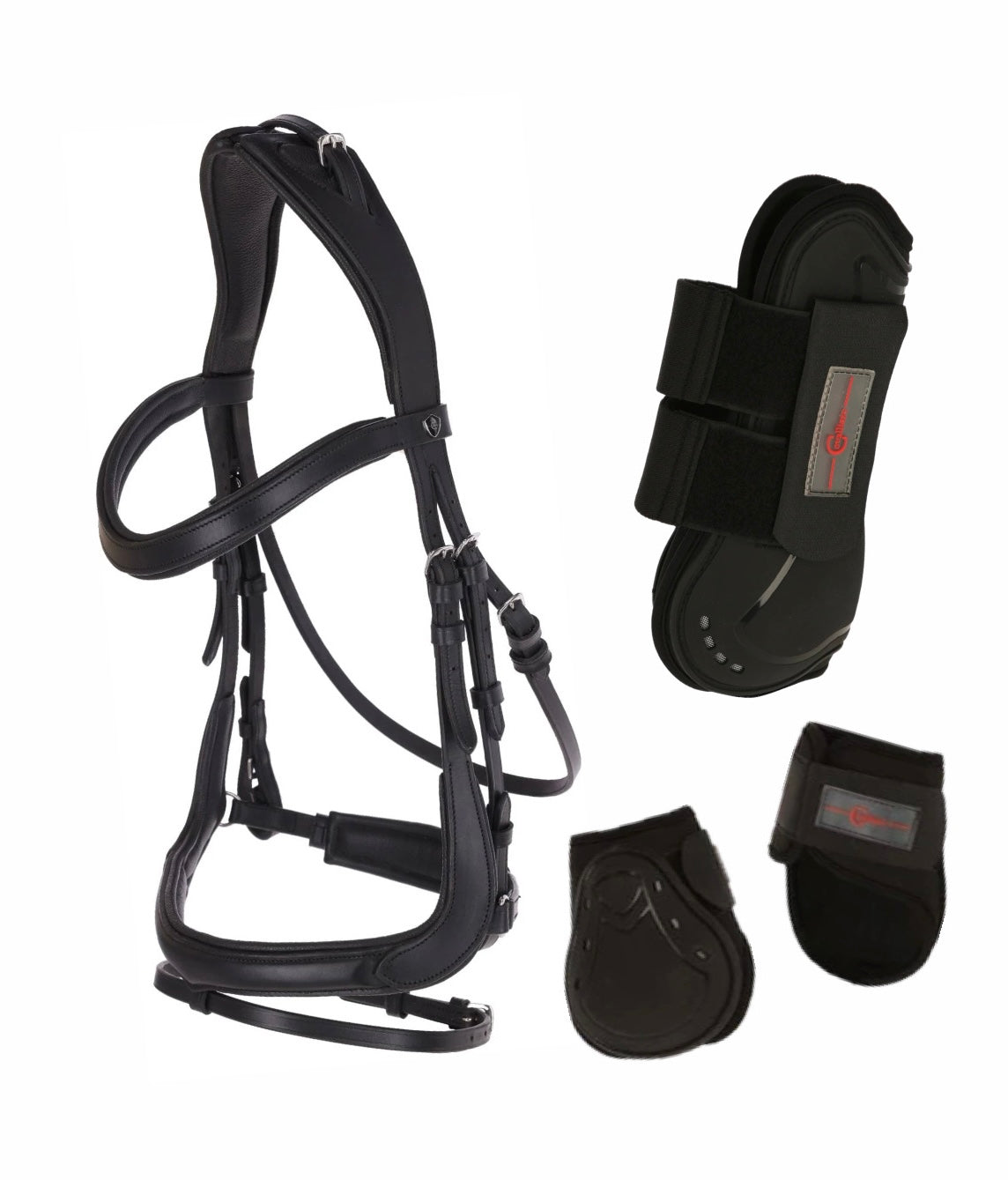 Zestaw nr 20 - ogłowie, ochraniacze 24h