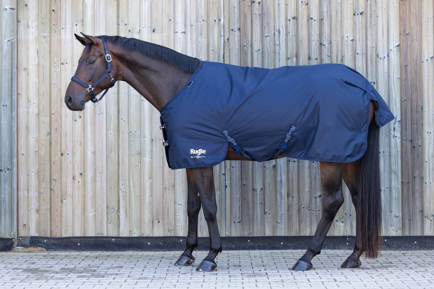 Covalliero derka przeciwdeszczowa dla konia RugBe, 100g, granatowy 24h