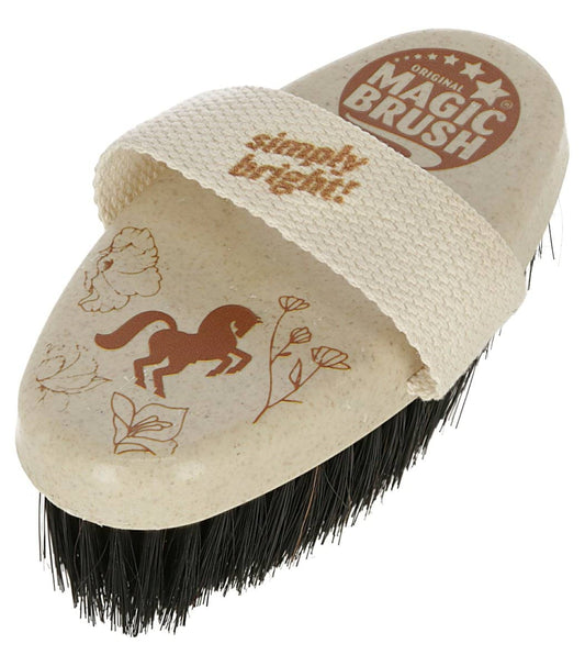 MagicBrush szczotka dla konia WaterLily, ze szlufką, miękka, 14cm 24h