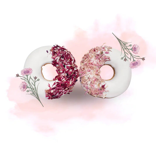 Candy Horse "pączki" dla koni - chaber różowy 24h