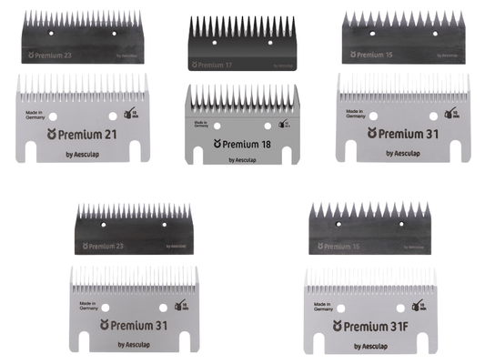 Aesculap ostrze górne i dolne Premium, do maszynki do strzyżenia