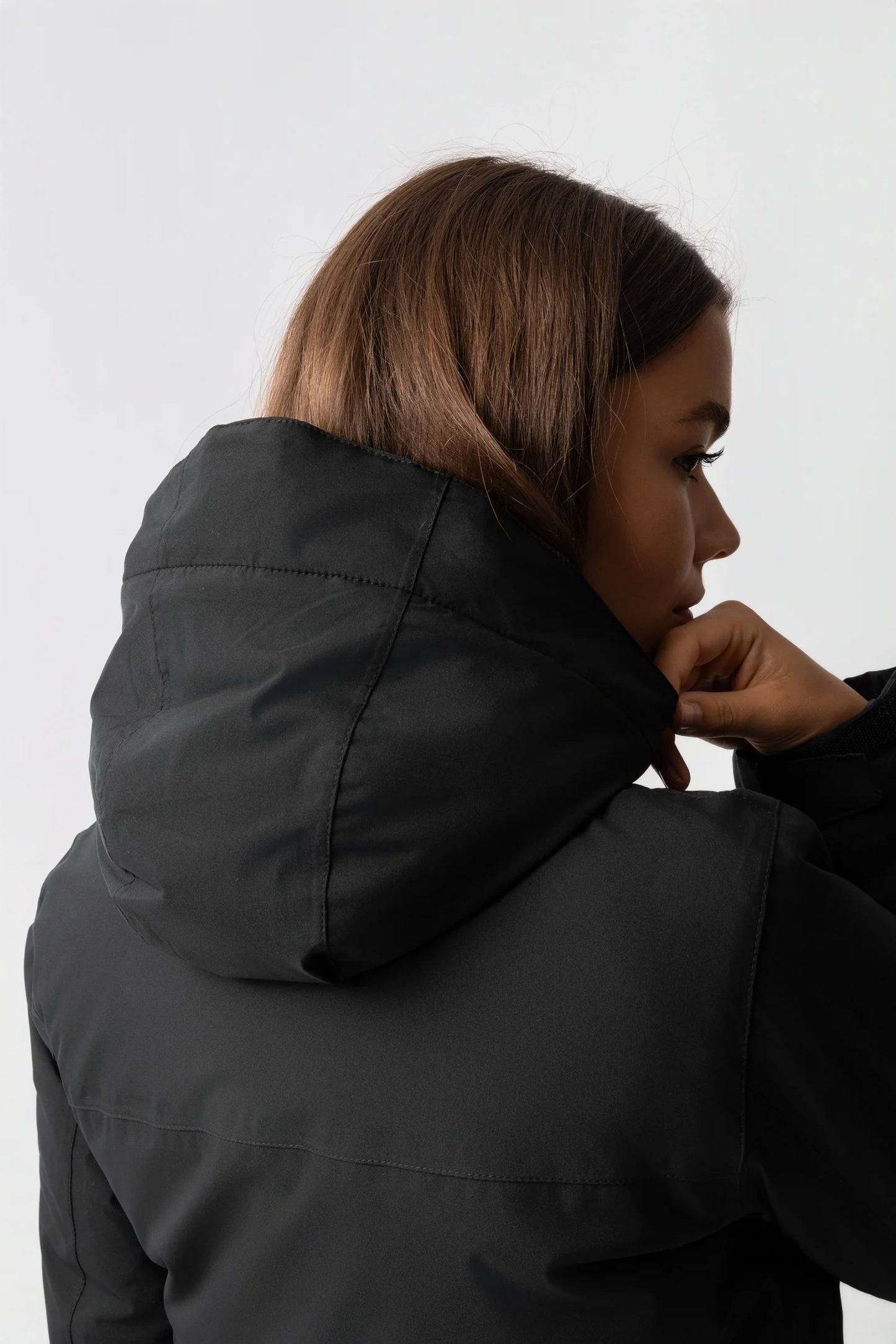 Horze zimowa kurtka wodoodporna Camila, czarna 24h