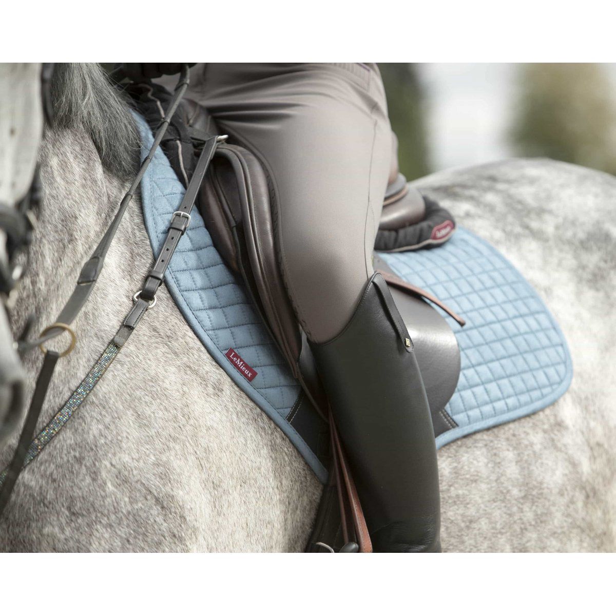 LeMieux czaprak Suede CC, Ice Blue 24h