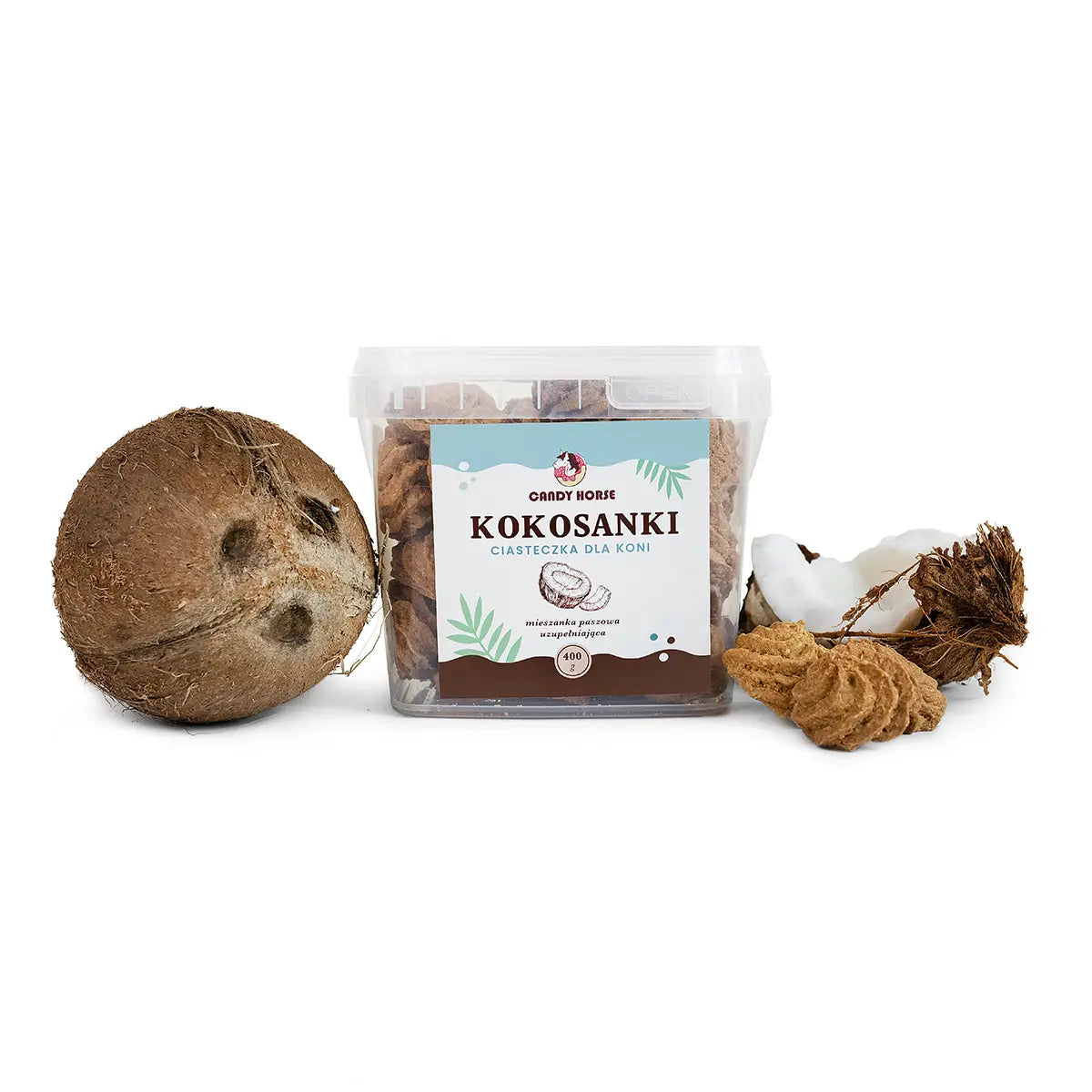Candy Horse ciastka dla koni "kokosanki" 400g 24h