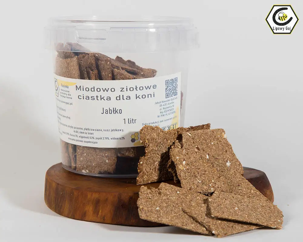 Lipowy Gaj ciastka miodowo ziołowe - jabłko, cynamon 24h