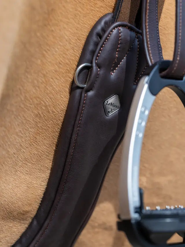 LeMieux popręg Gel-Tek Anatomic Jumping, brązowy
