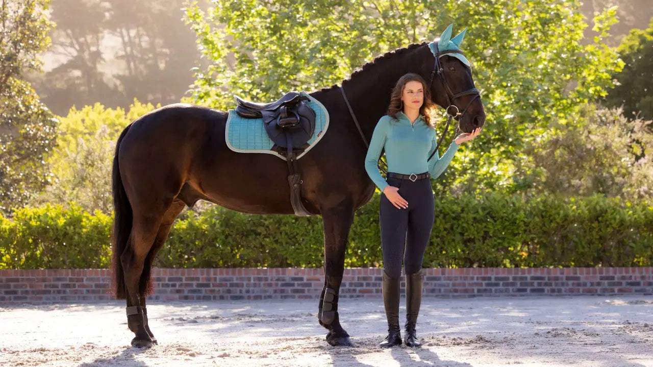 LeMieux czaprak Suede CC, Lagoon 24h