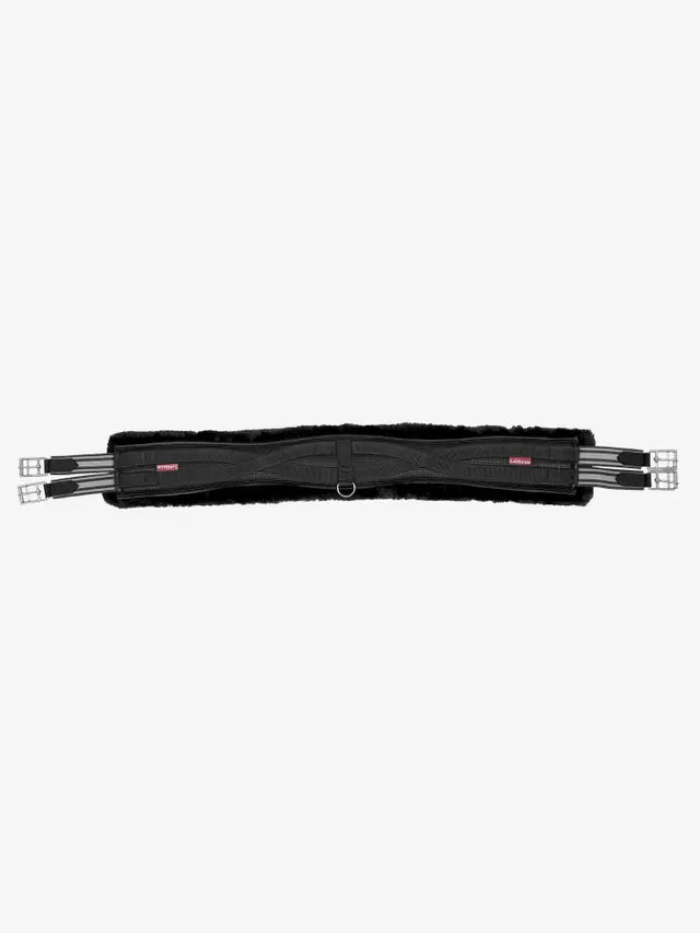 LeMieux popręg Fleece Lined Anatomic, czarny/czarny