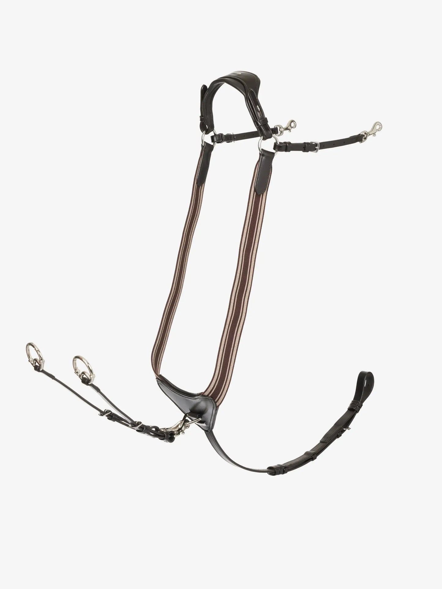 LeMieux napierśnik z wytokiem "Arika", brązowy/srebrny