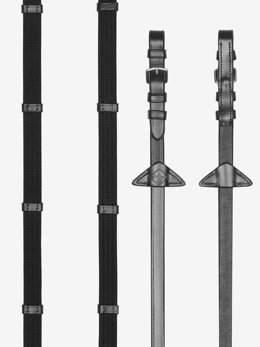 LeMieux wodze parciane ze stoperami "Continental"