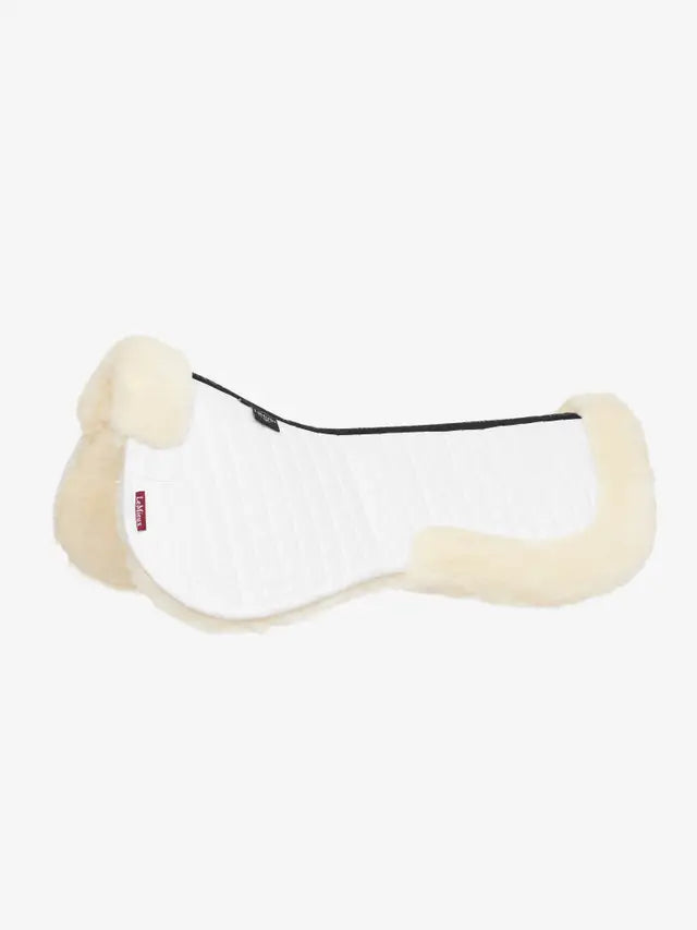 LeMieux podkładka z naturalnym futrem "Merino+", biały/naturalny